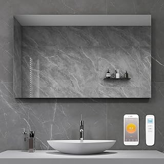Symbolbild für Smart Mirror mit LED-Beleuchtung Must-have Accessory im Trend Smart Mirror mit LED-Beleuchtung